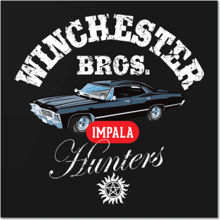 Supernatural Winchester Impala Posters and Art